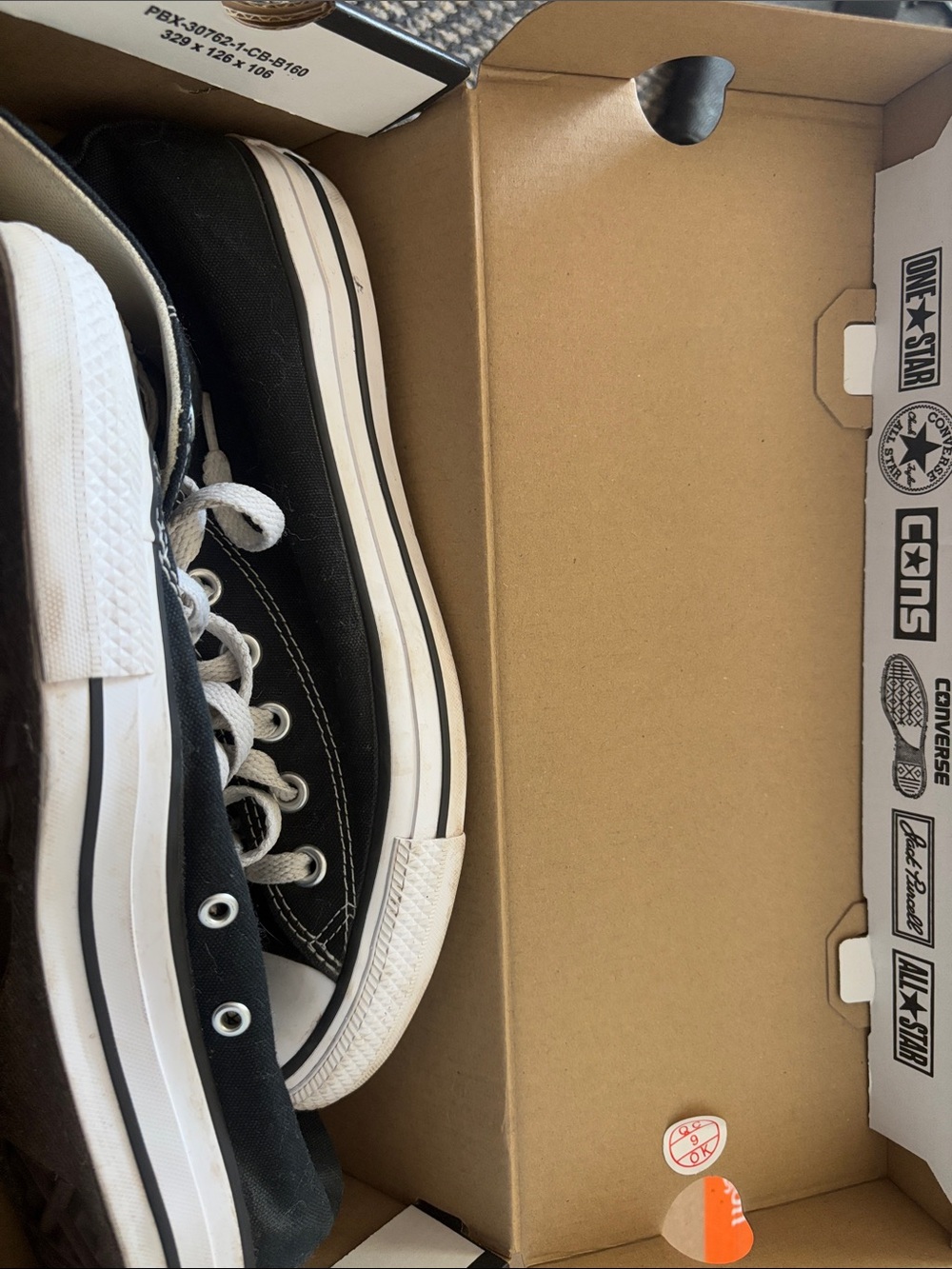 Converse Kids Black and White Canvas Low-Top Sneakers